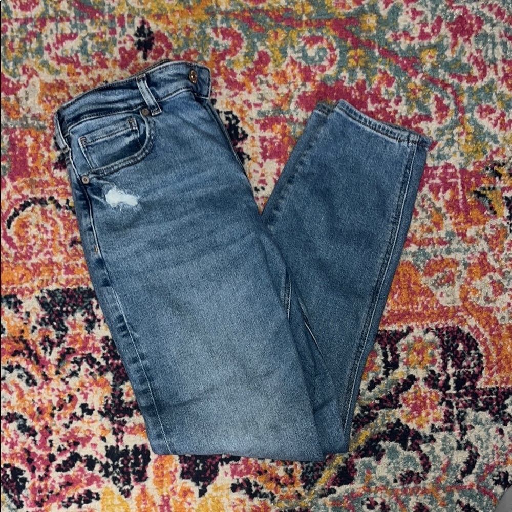 American Eagle Outfitters Blue Straight Leg Jeans